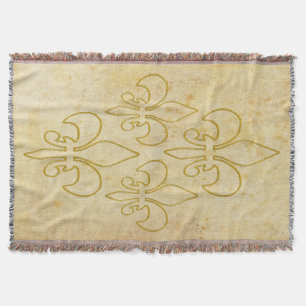 Golden Lily Contour + Ihr Hintergrund & Ihre Idee Decke