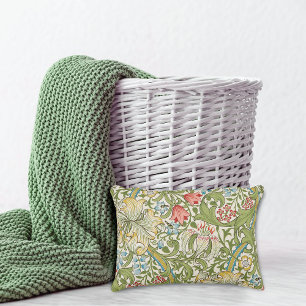 Golden Lily Floral William Morris Dekokissen