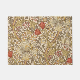Golden Lily Muster Version 2 von William Morris Fußmatte