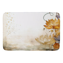 Golden Lily Serenity: Aquarellbraun Lilies