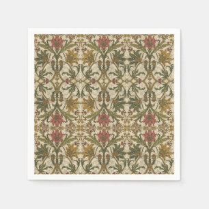 Golden Lily Wildblumen William Morris Serviette