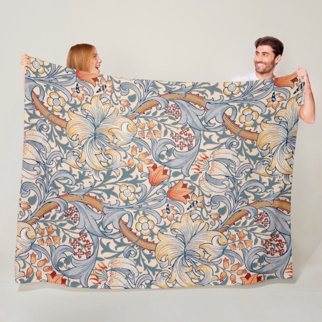 Golden Lily, William Morris Fleecedecke (Beispiel)