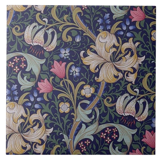 Golden Lily, William Morris Fliese (Vorderseite)