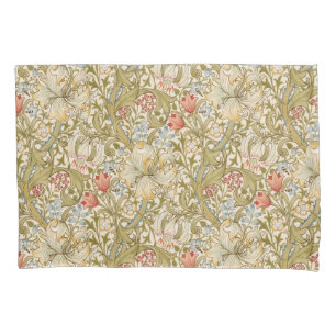 Golden Lily William Morris Klassisches Design Groß Kissenbezug