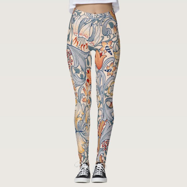 Golden Lily, William Morris Leggings (Vorderseite)