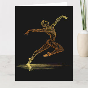 Golden Line Kunst, Dichtung und Musik Banca del Go Dankeskarte