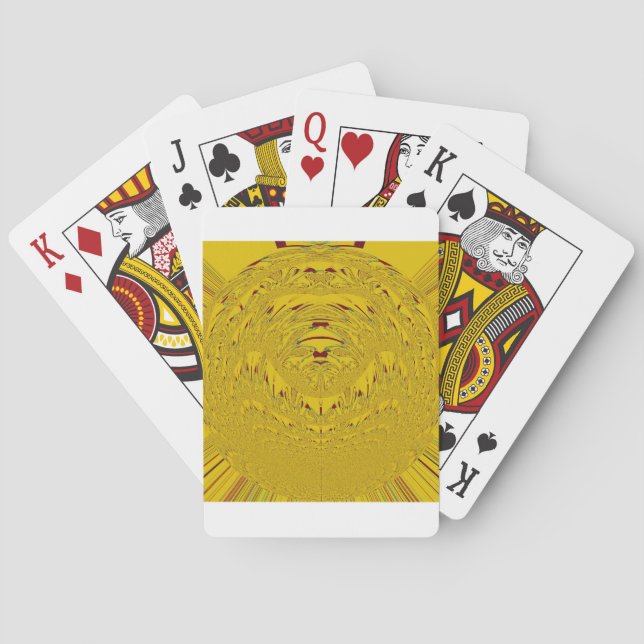 Golden Lion Head Printwerbung Spielkarten (Rückseite)