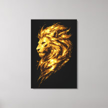 Golden Lion Legacy | Luxuriöser goldener Löwe auf