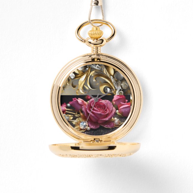 Golden Lotus Armbanduhr (Vorderseite)