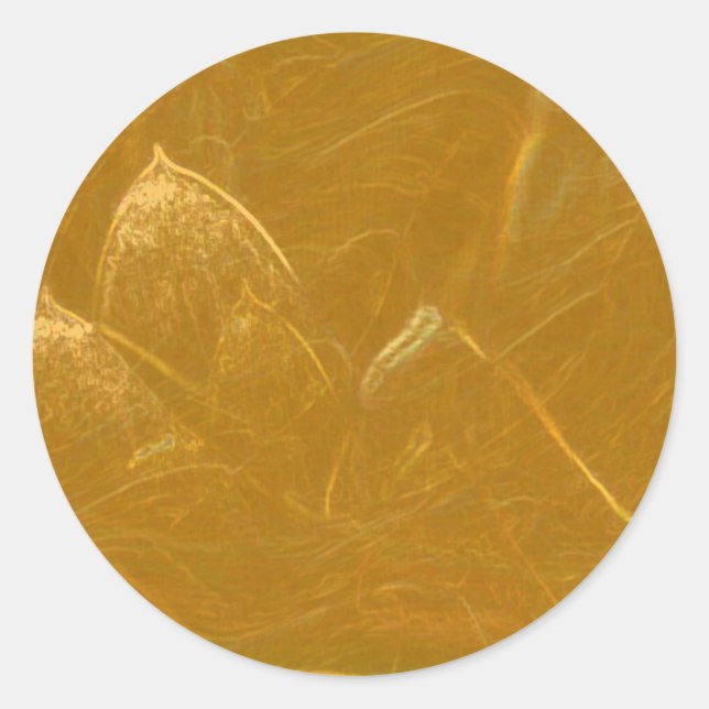 GOLDEN LOTUS BLANK MODÈLE ÉTIQUETTE ARTISTIQUE DEC (Devant)