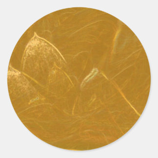 GOLDEN LOTUS BLANK TEMPLATE ARTISTIC ETIKETT DEKO RUNDER AUFKLEBER
