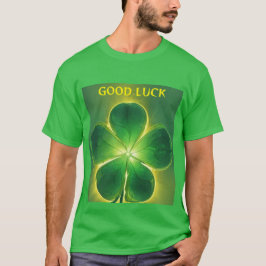 Golden Lucky Clover Glow Viel Glück T-Shirt