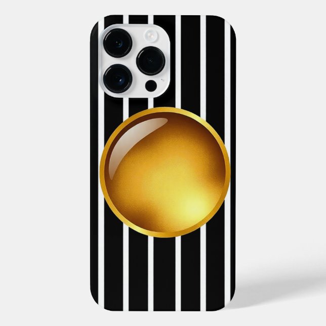 Golden Luxe Armor - Gold iPhone 14 Pro Case ✨ iPhone 14 Pro Max Hülle (Rückseite)