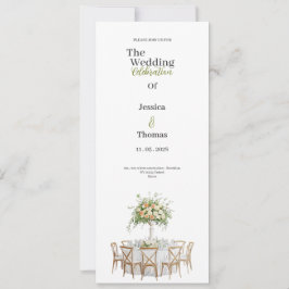 Golden Luxe White Hochzeit Einladung