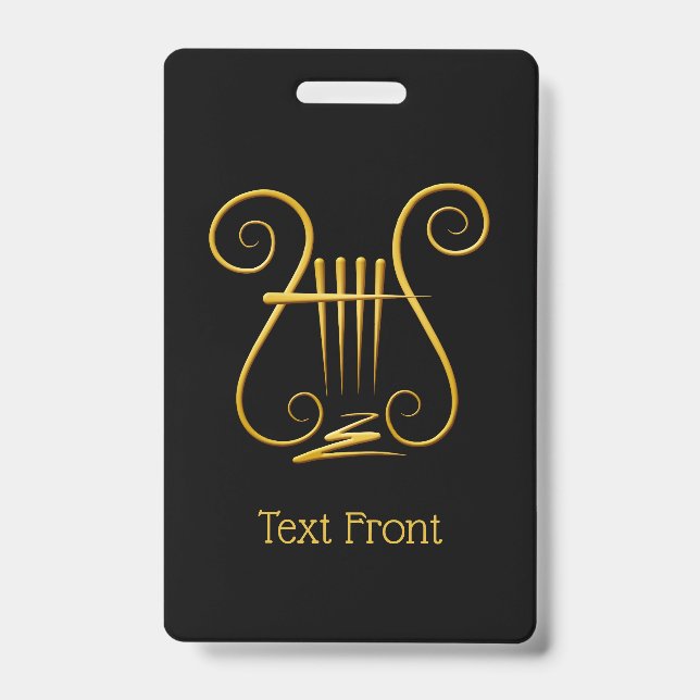 Golden Lyre Ausweis (Vorderseite)