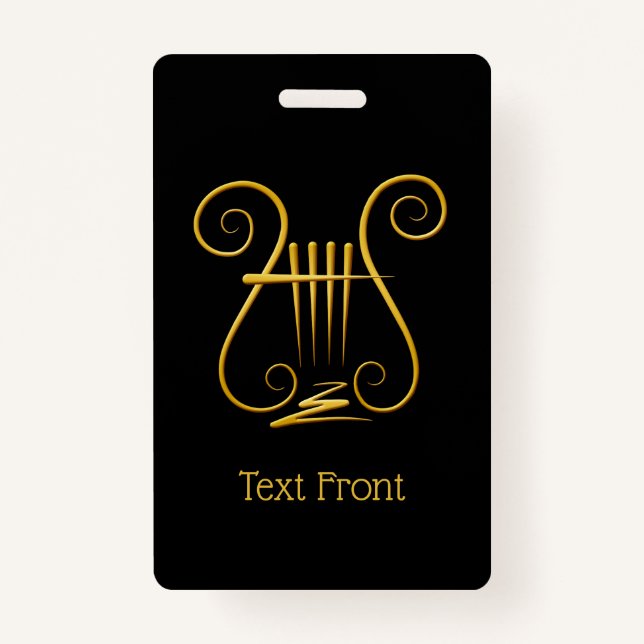 Golden Lyre Ausweis (Vorderseite)
