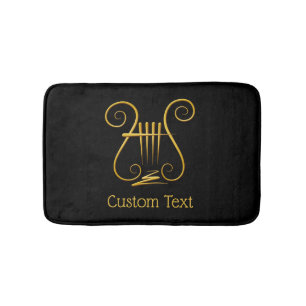 Golden Lyre Badematte