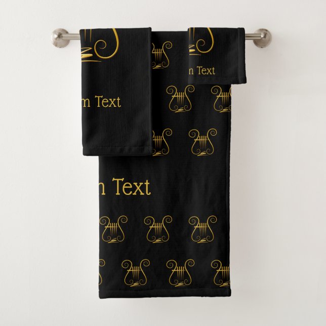 Golden Lyre Badhandtuch Set (Insitu)