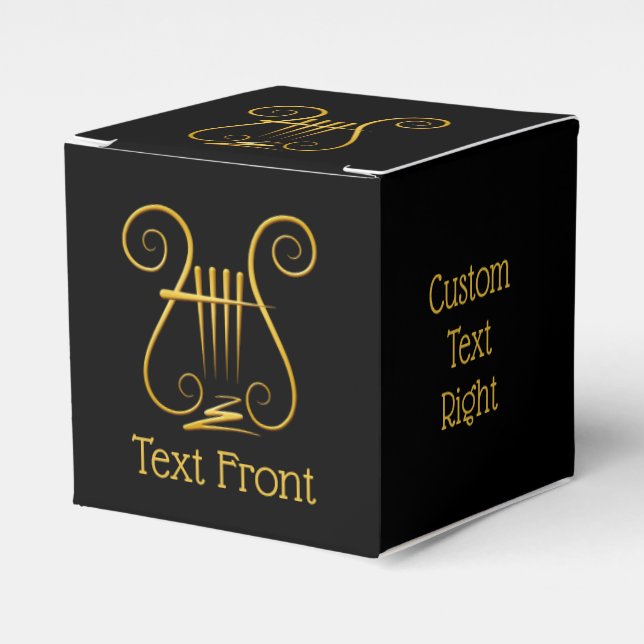 Golden Lyre Geschenkschachtel (Vorderseite)