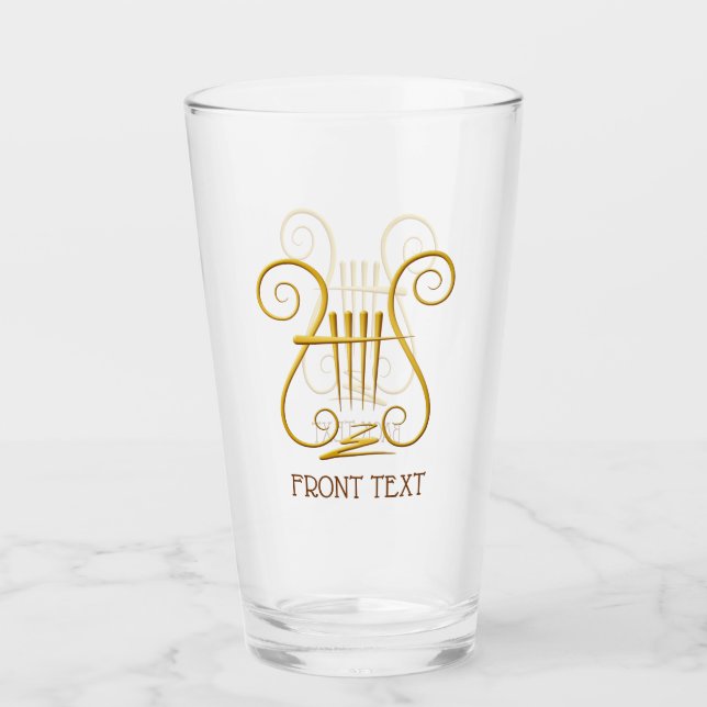 Golden Lyre Glas (Vorderseite)