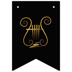 Golden Lyre Wimpelkette