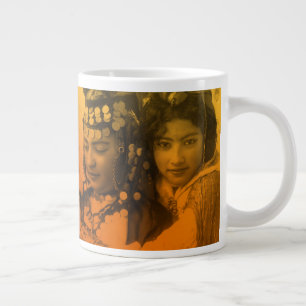 Golden Maghreb Ouled Naïl Berber Girl Female Frau Jumbo-Tasse