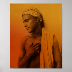 Golden Maghreb Tunisien Djerba Poster Homme Boy