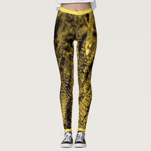 Golden Magic Grass Leggings (Vorderseite)