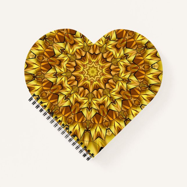 Golden Mandala Antique Abstract Design-63495 Notizbuch (Vorderseite)