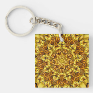 Golden Mandala Antique Abstract Design-63495 Schlüsselanhänger