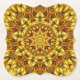 Golden Mandala Antique Abstract Design-63495 Untersetzer