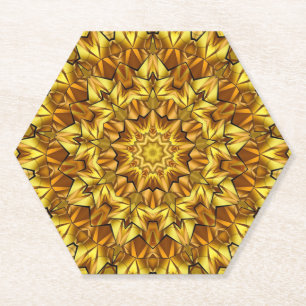 Golden Mandala Antique Abstract Design-63495 Untersetzer