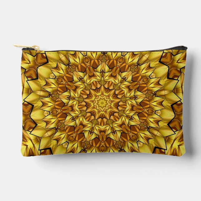 Golden Mandala Antique Abstract Design-63495 Zubehörtasche (Vorderseite)