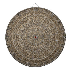 Golden Mandala Dartscheibe