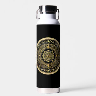 Golden Mandala Kunst, Dichtung Trinkflasche
