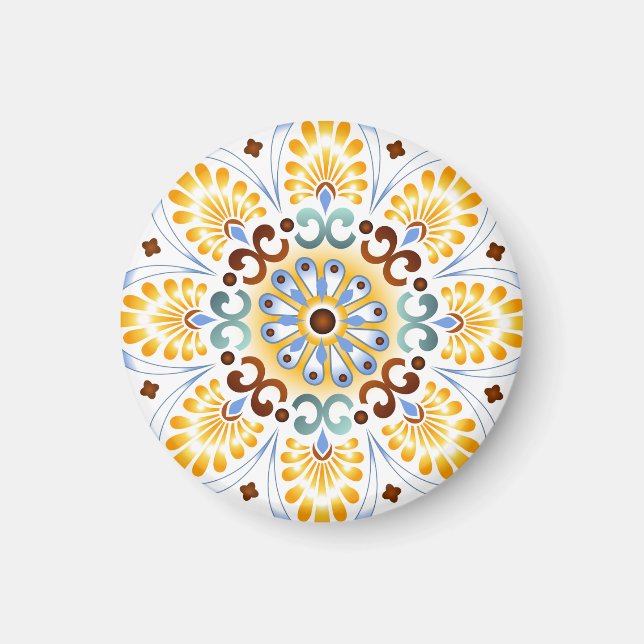 Golden Mandala Magnet (Vorne)