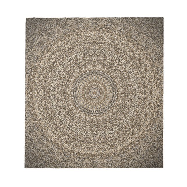 Golden Mandala Notizblock (Vorderseite)