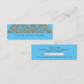 Golden Mandala - Preis-Tag - Visitenkarte