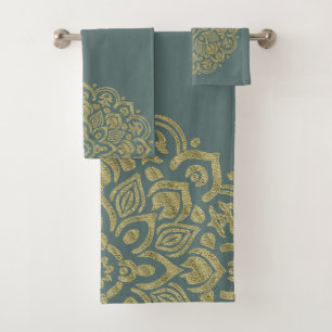 Golden Mandala - Serviettes de bain