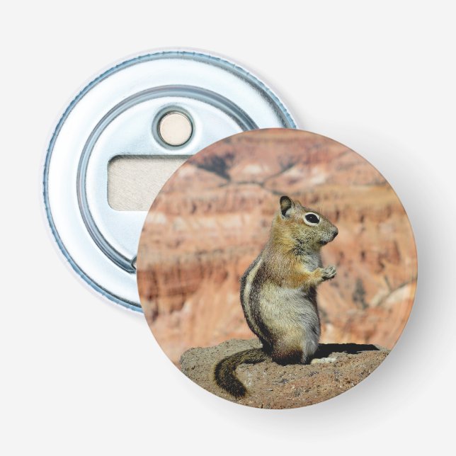 Golden Mantled Ground Squirrel Flaschenöffner (Vorderseite)
