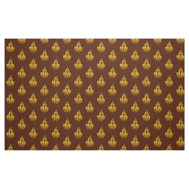 Golden Maple Leaf Stoff (Fat Quarter (45,7 x 55,9 cm))