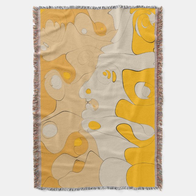 Golden Marble Abstract Design for Refined Spaces Decke (Vorderseite Vertikal)