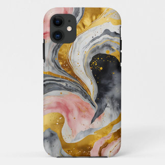 Golden Marble Whirls Case-Mate iPhone Hülle