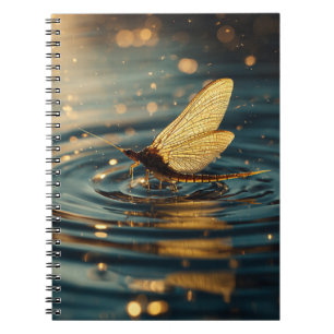 Golden Mayfly WasserNotebook Notizblock