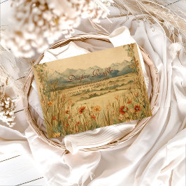 Golden Meadow Heirloom Diapper Raffle  Begleitkarte