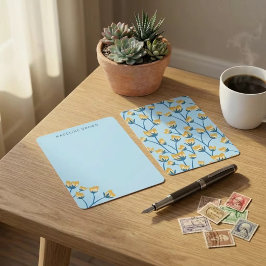 Golden Meadow Mitteilungskarte