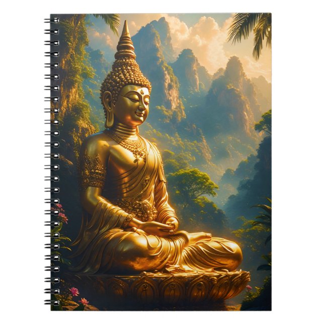 Golden Meditation in the Thai Peaks Notizblock (Vorderseite)