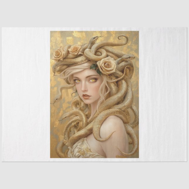 Golden Medusa Seidenpapier (Vorderseite)