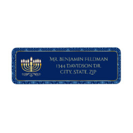 Golden Menorah Decorative