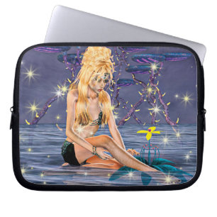 Golden Mermaid Laptopschutzhülle